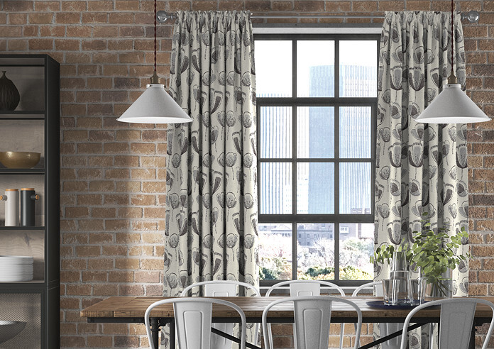 Helix, Grey - Made to Measure Curtains - Image 3